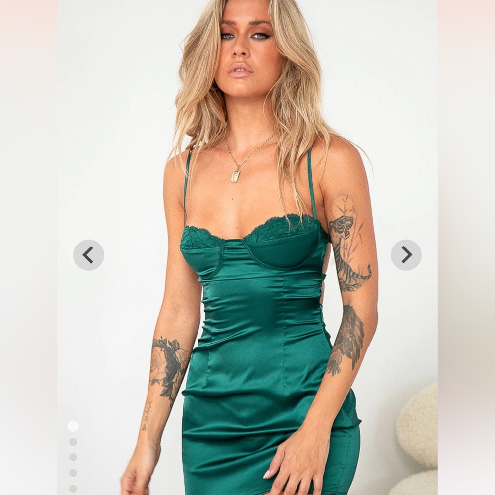 Beginning Boutique Trouble Mini Dress